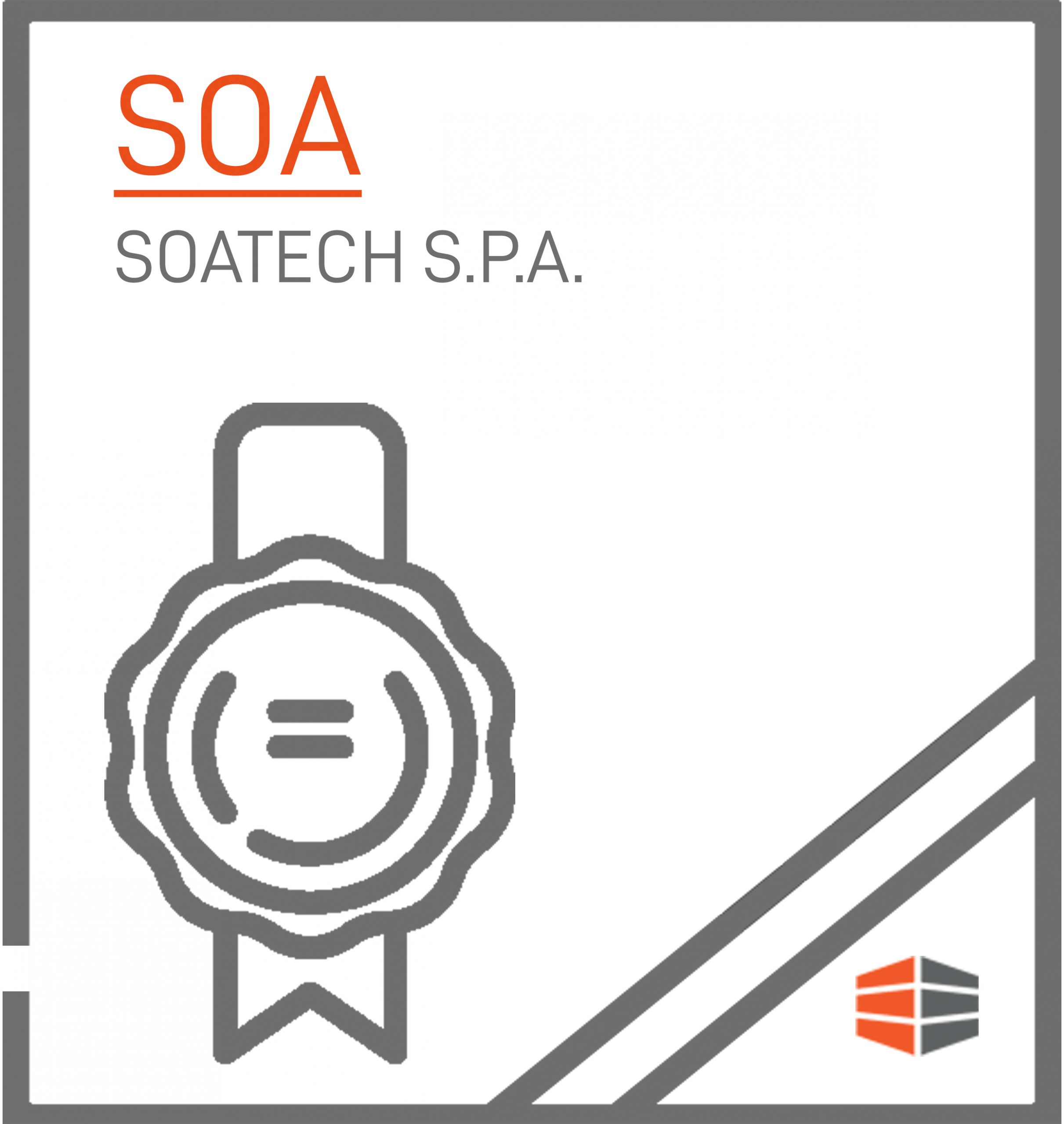 Certificazione SOA - Rilasciata da SOATECH S.p.A.